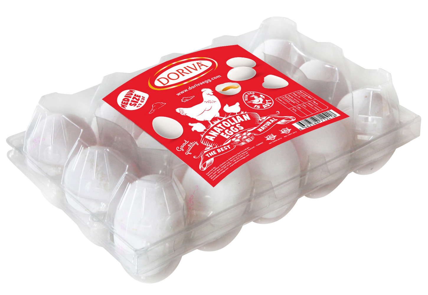 Doriva Egg 15'li Large Yumurta (63 - 72 GR)