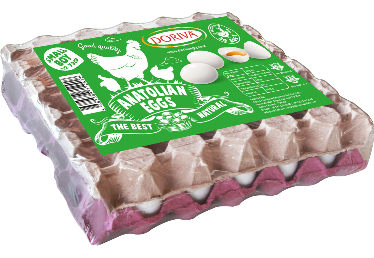 Doriva Egg 30'lu Small Yumurta (<52 GR) - Kapalı Kutu